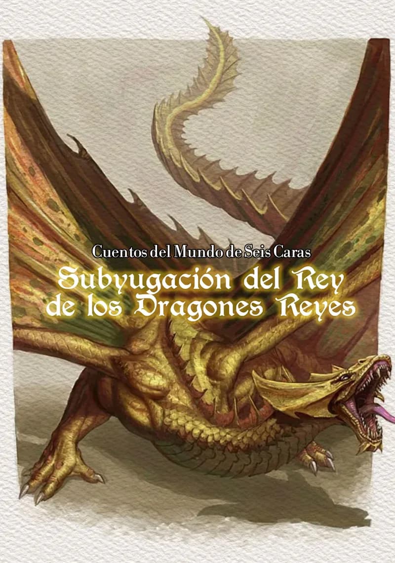 Portada de Subyugación del Rey de los Dragones Reyes